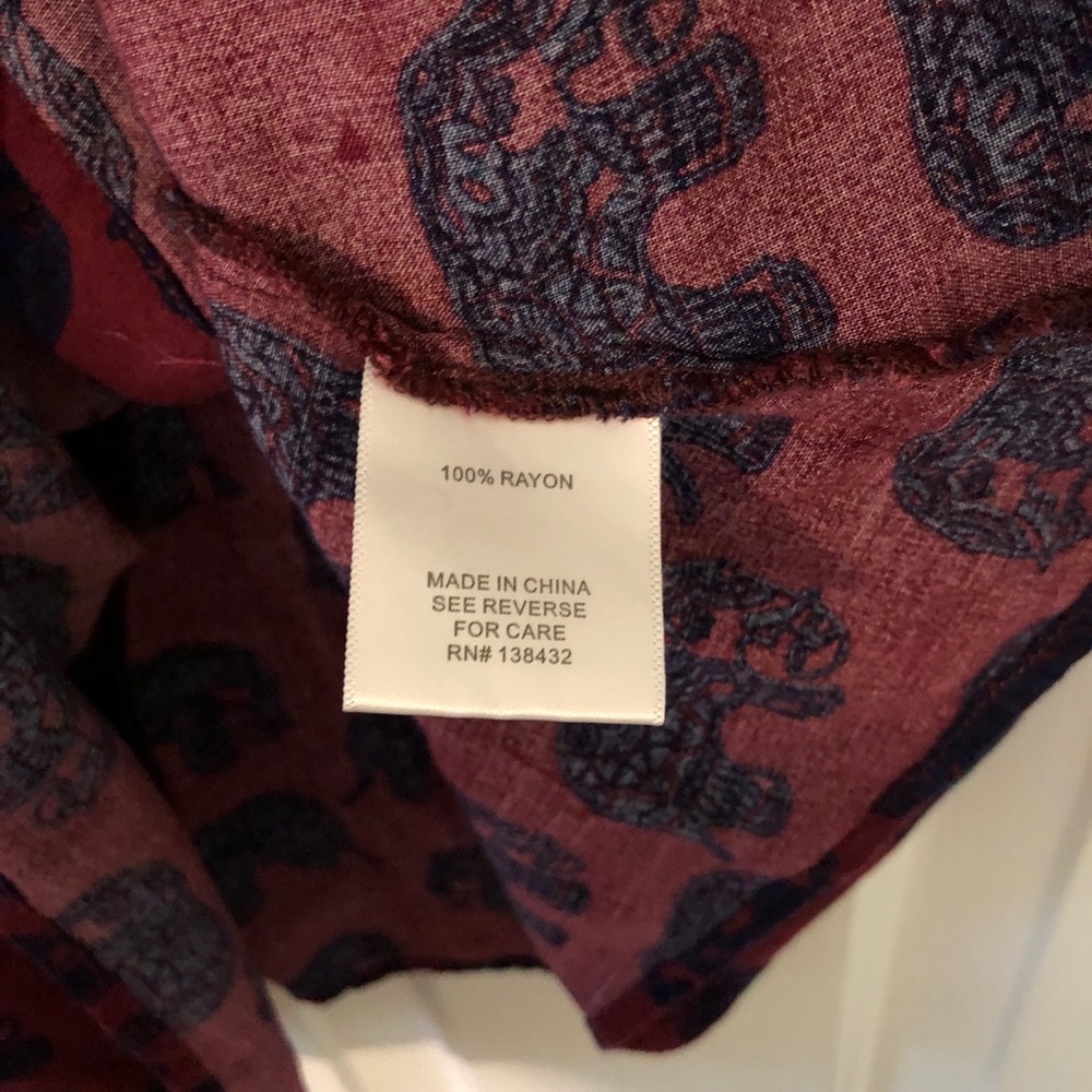 MODCLOTH Elephant Print Sleeveless Trapeze Top - Picture 3 of 6